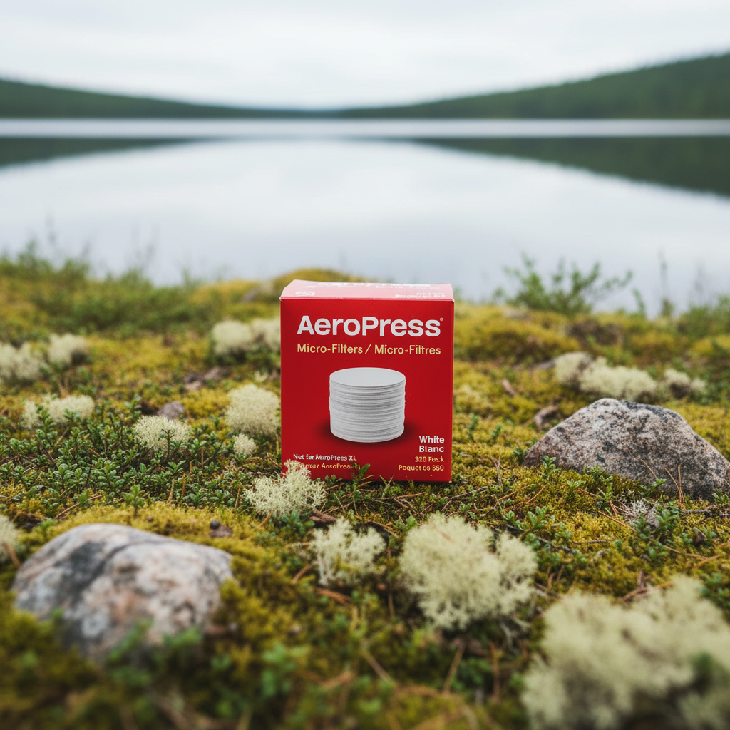 AeroPress Micro-Filters by a Nordic Lake
