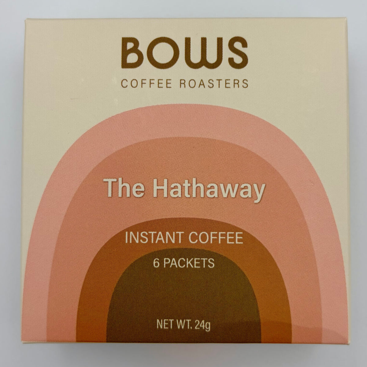 INSTANT COFFEE: THE HATHAWAY BY BOWS